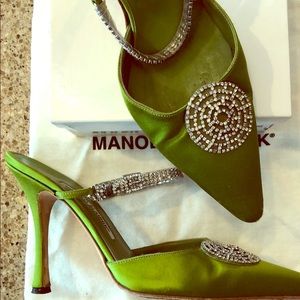 Manolo Blahnik Satin Pump
